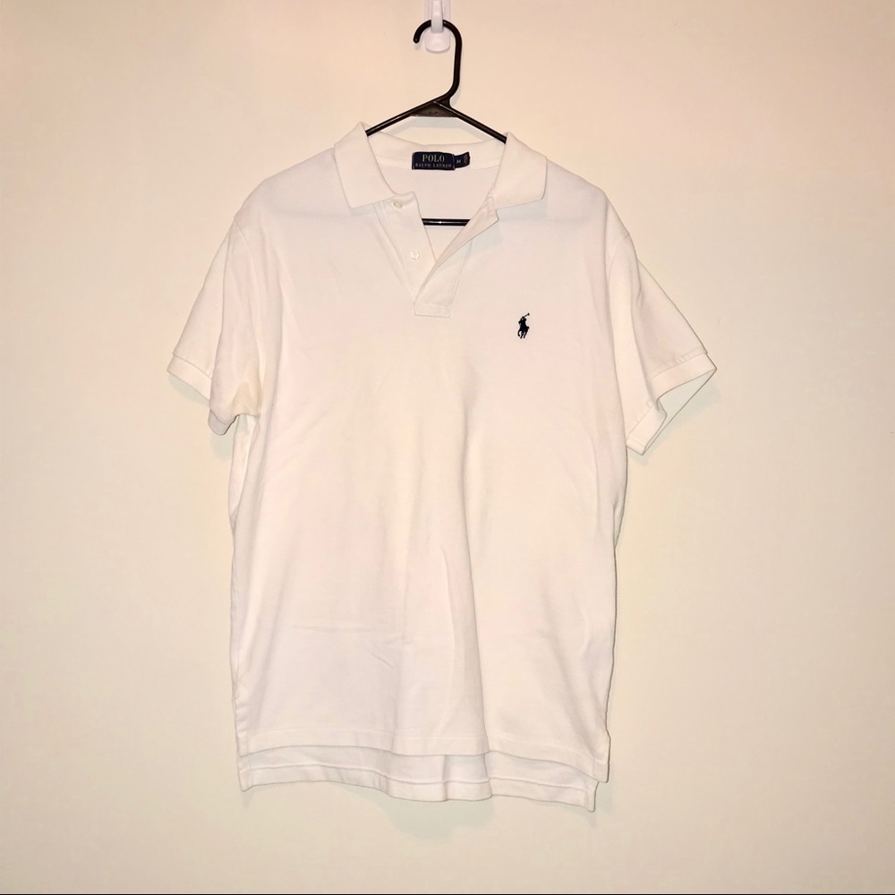 White polo. Size M